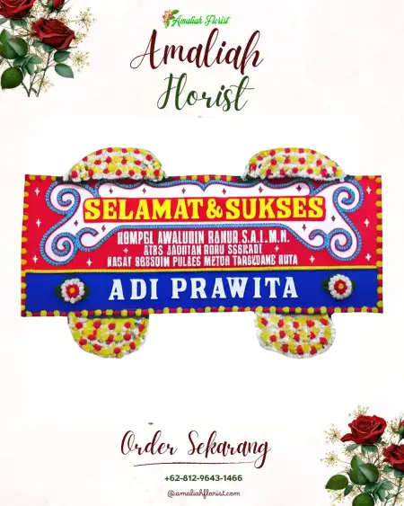Papan Bunga Ucapan Selamat Kejambon